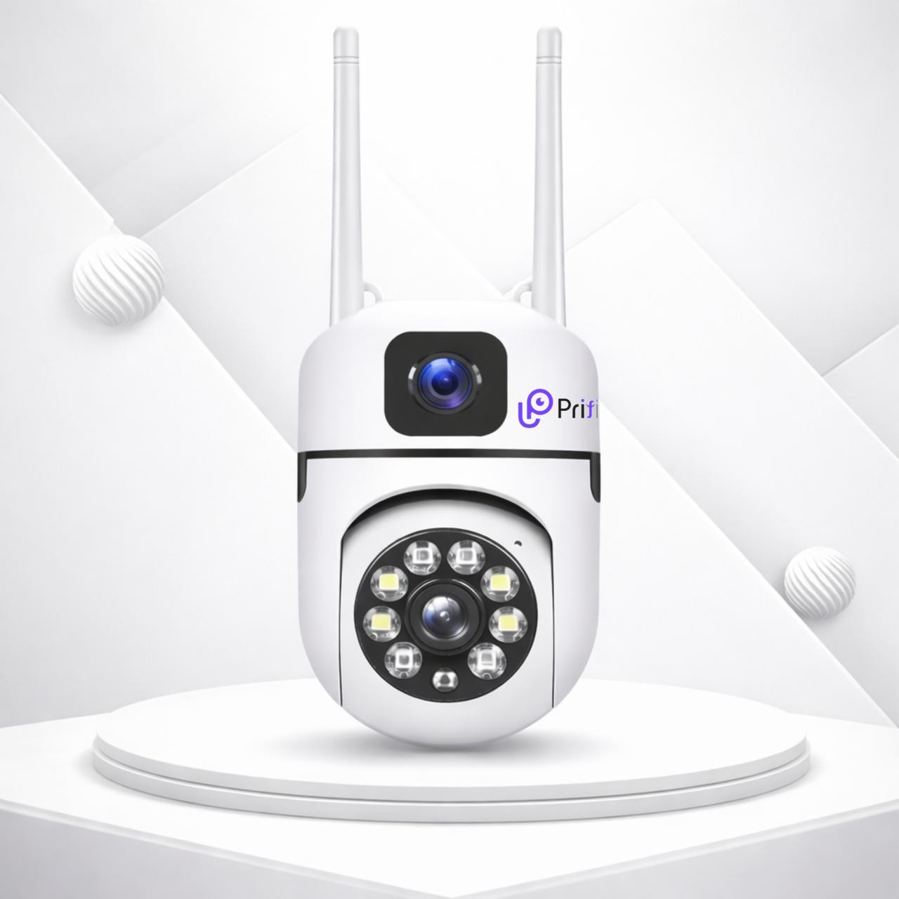 Prifion Dual Lens WiFi Security Camera
